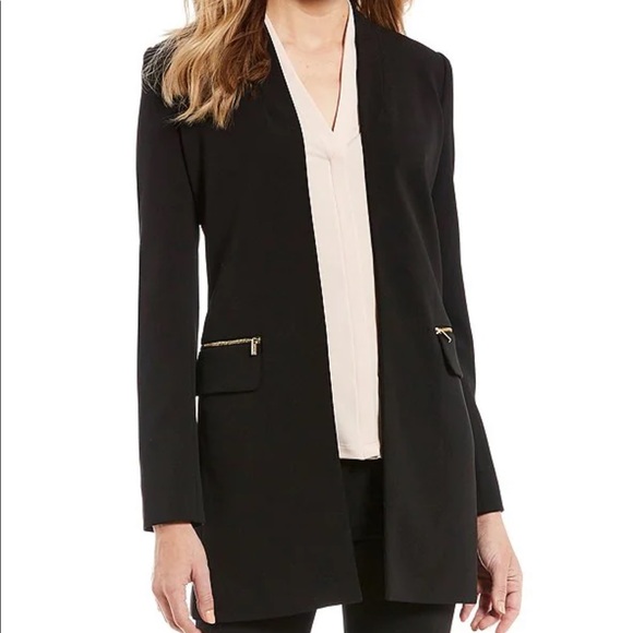 Calvin Klein Jackets & Blazers - Calvin Klein Scuba Crepe open front topper jacket. Used in excellent condition.